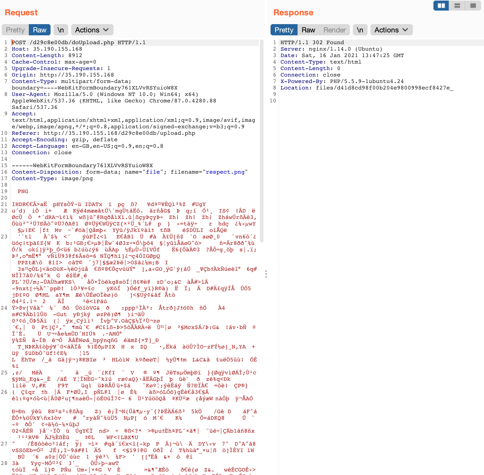 image upload Request